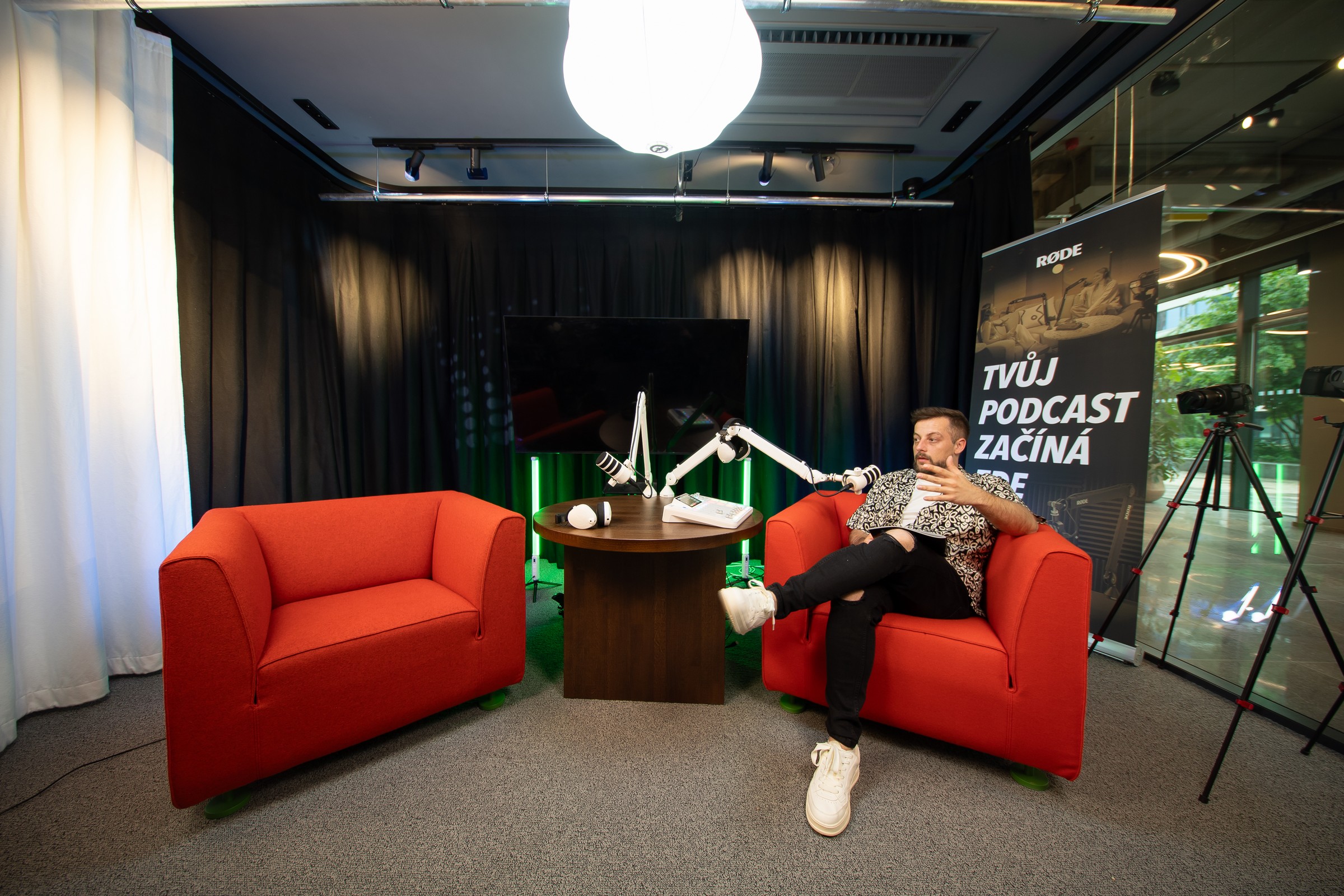 Microphones ready. Clubco & Detail Podcast studio opens space for your stories